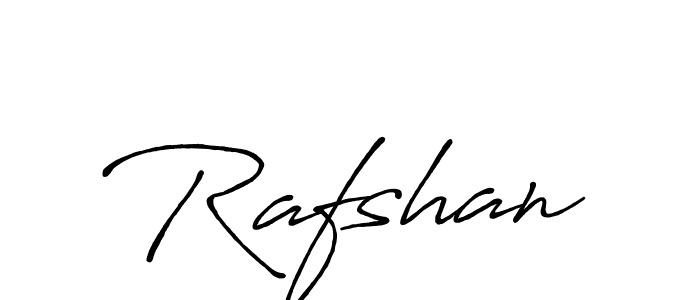 How to make Rafshan name signature. Use Antro_Vectra_Bolder style for creating short signs online. This is the latest handwritten sign. Rafshan signature style 7 images and pictures png