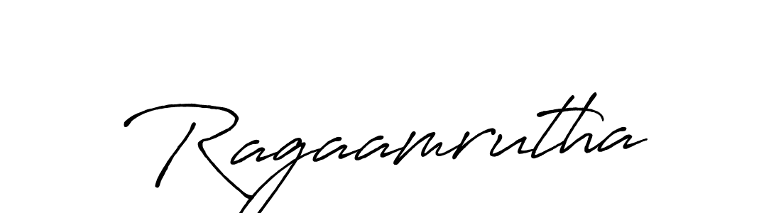 Create a beautiful signature design for name Ragaamrutha. With this signature (Antro_Vectra_Bolder) fonts, you can make a handwritten signature for free. Ragaamrutha signature style 7 images and pictures png