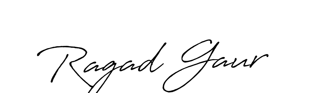 Also we have Ragad Gaur name is the best signature style. Create professional handwritten signature collection using Antro_Vectra_Bolder autograph style. Ragad Gaur signature style 7 images and pictures png