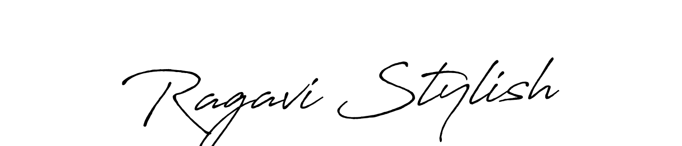 Create a beautiful signature design for name Ragavi Stylish. With this signature (Antro_Vectra_Bolder) fonts, you can make a handwritten signature for free. Ragavi Stylish signature style 7 images and pictures png