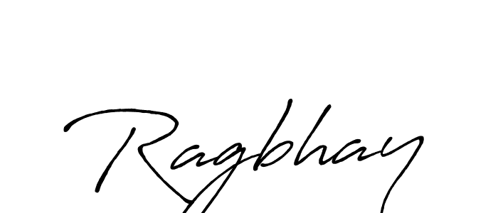 Ragbhay stylish signature style. Best Handwritten Sign (Antro_Vectra_Bolder) for my name. Handwritten Signature Collection Ideas for my name Ragbhay. Ragbhay signature style 7 images and pictures png