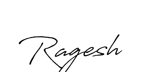 Create a beautiful signature design for name Ragesh. With this signature (Antro_Vectra_Bolder) fonts, you can make a handwritten signature for free. Ragesh signature style 7 images and pictures png