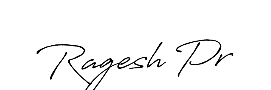 Also we have Ragesh Pr name is the best signature style. Create professional handwritten signature collection using Antro_Vectra_Bolder autograph style. Ragesh Pr signature style 7 images and pictures png