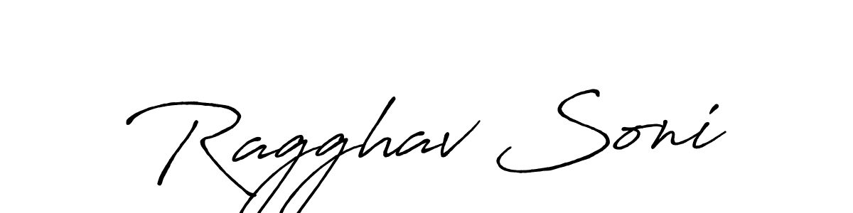 Similarly Antro_Vectra_Bolder is the best handwritten signature design. Signature creator online .You can use it as an online autograph creator for name Ragghav Soni. Ragghav Soni signature style 7 images and pictures png
