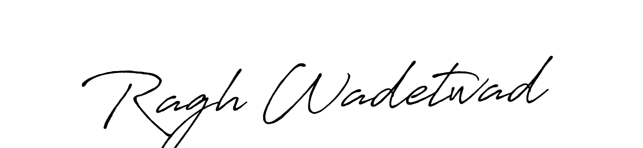 Make a beautiful signature design for name Ragh Wadetwad. Use this online signature maker to create a handwritten signature for free. Ragh Wadetwad signature style 7 images and pictures png