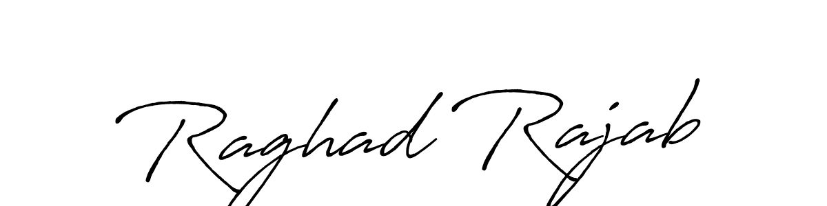 You should practise on your own different ways (Antro_Vectra_Bolder) to write your name (Raghad Rajab) in signature. don't let someone else do it for you. Raghad Rajab signature style 7 images and pictures png