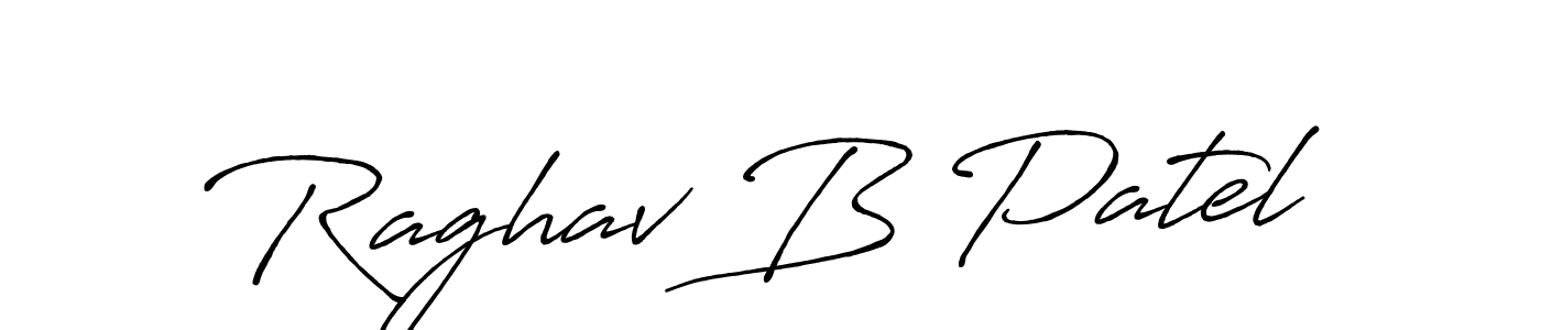 Make a beautiful signature design for name Raghav B Patel. Use this online signature maker to create a handwritten signature for free. Raghav B Patel signature style 7 images and pictures png