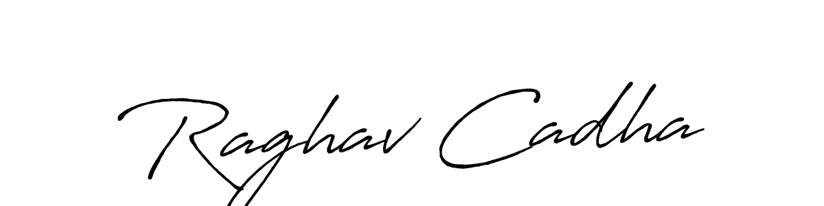 Make a beautiful signature design for name Raghav Cadha. Use this online signature maker to create a handwritten signature for free. Raghav Cadha signature style 7 images and pictures png