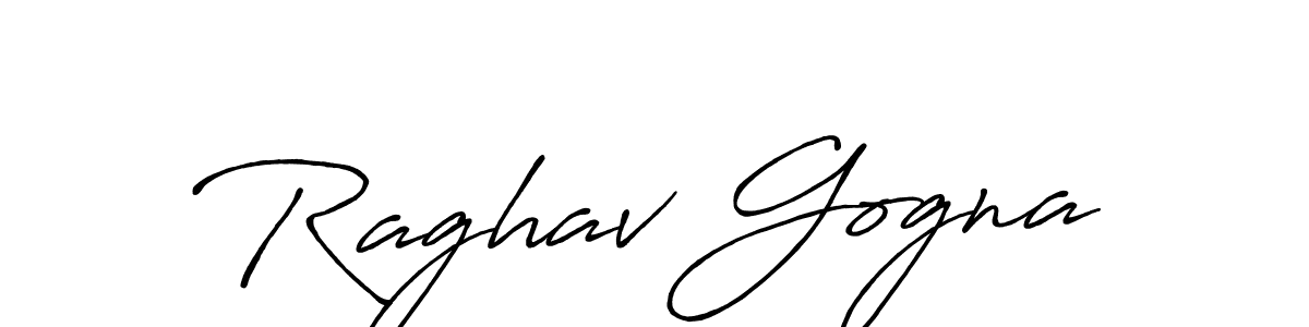 Also we have Raghav Gogna name is the best signature style. Create professional handwritten signature collection using Antro_Vectra_Bolder autograph style. Raghav Gogna signature style 7 images and pictures png