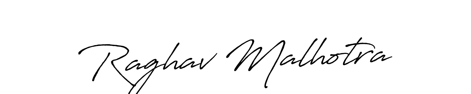 It looks lik you need a new signature style for name Raghav Malhotra. Design unique handwritten (Antro_Vectra_Bolder) signature with our free signature maker in just a few clicks. Raghav Malhotra signature style 7 images and pictures png