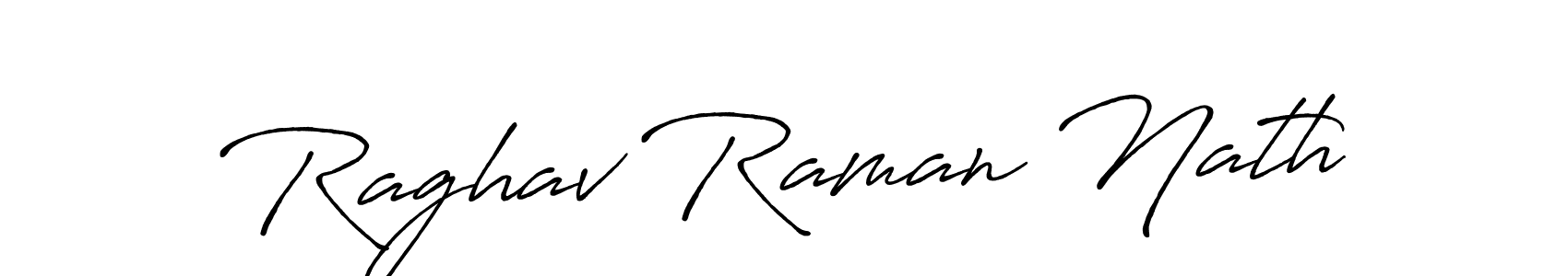 Once you've used our free online signature maker to create your best signature Antro_Vectra_Bolder style, it's time to enjoy all of the benefits that Raghav Raman Nath name signing documents. Raghav Raman Nath signature style 7 images and pictures png