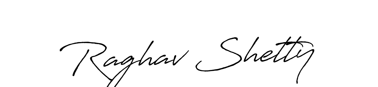 Raghav Shetty stylish signature style. Best Handwritten Sign (Antro_Vectra_Bolder) for my name. Handwritten Signature Collection Ideas for my name Raghav Shetty. Raghav Shetty signature style 7 images and pictures png