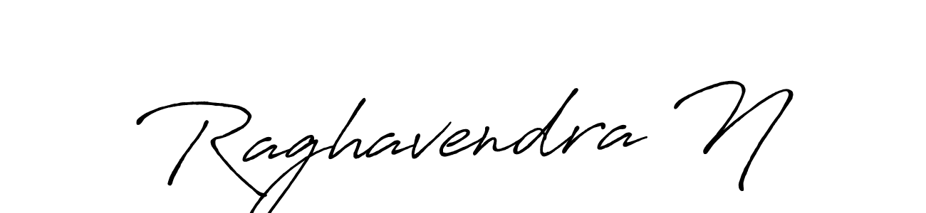 Antro_Vectra_Bolder is a professional signature style that is perfect for those who want to add a touch of class to their signature. It is also a great choice for those who want to make their signature more unique. Get Raghavendra N name to fancy signature for free. Raghavendra N signature style 7 images and pictures png