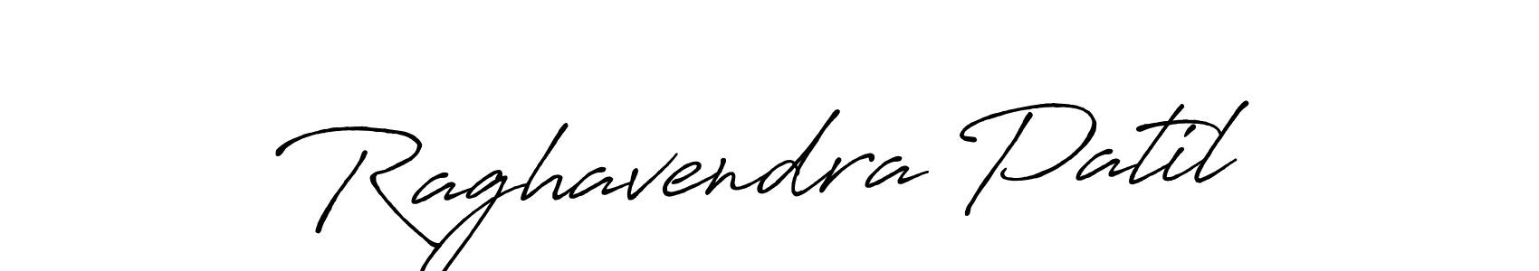 Create a beautiful signature design for name Raghavendra Patil. With this signature (Antro_Vectra_Bolder) fonts, you can make a handwritten signature for free. Raghavendra Patil signature style 7 images and pictures png