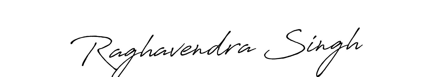 Make a beautiful signature design for name Raghavendra Singh. With this signature (Antro_Vectra_Bolder) style, you can create a handwritten signature for free. Raghavendra Singh signature style 7 images and pictures png