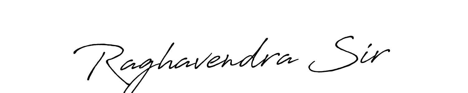 Also we have Raghavendra Sir name is the best signature style. Create professional handwritten signature collection using Antro_Vectra_Bolder autograph style. Raghavendra Sir signature style 7 images and pictures png