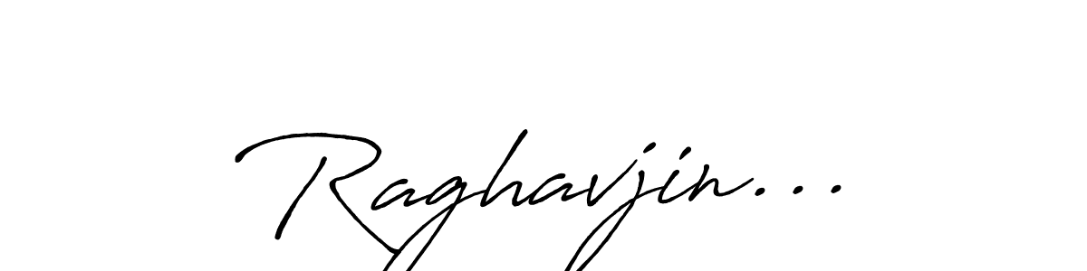This is the best signature style for the Raghavjin... name. Also you like these signature font (Antro_Vectra_Bolder). Mix name signature. Raghavjin... signature style 7 images and pictures png