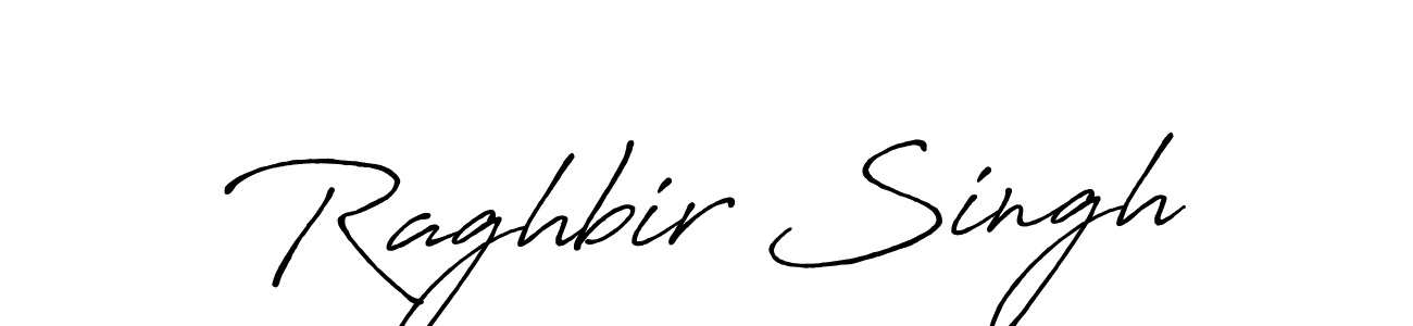 Create a beautiful signature design for name Raghbir Singh. With this signature (Antro_Vectra_Bolder) fonts, you can make a handwritten signature for free. Raghbir Singh signature style 7 images and pictures png