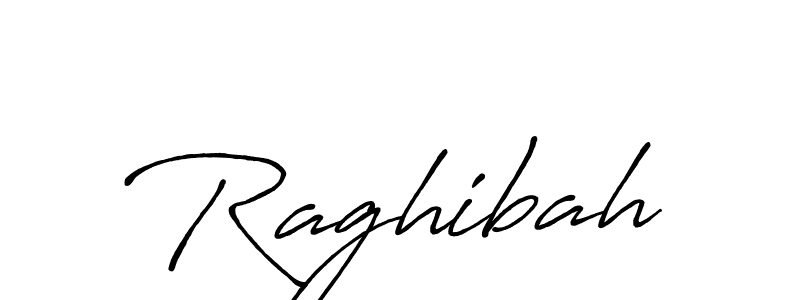 Create a beautiful signature design for name Raghibah. With this signature (Antro_Vectra_Bolder) fonts, you can make a handwritten signature for free. Raghibah signature style 7 images and pictures png