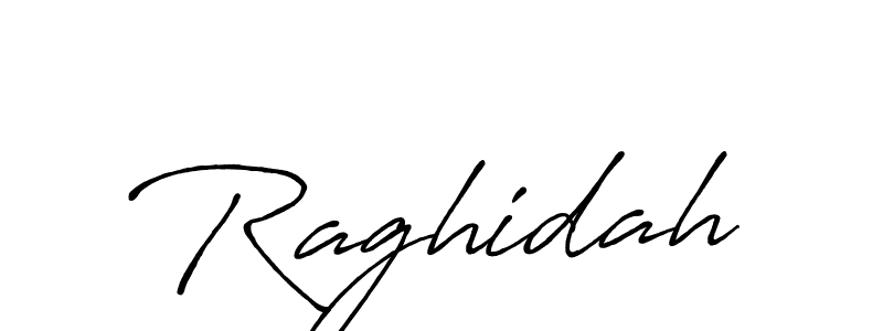 You should practise on your own different ways (Antro_Vectra_Bolder) to write your name (Raghidah) in signature. don't let someone else do it for you. Raghidah signature style 7 images and pictures png