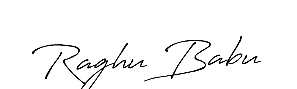 Make a beautiful signature design for name Raghu Babu. With this signature (Antro_Vectra_Bolder) style, you can create a handwritten signature for free. Raghu Babu signature style 7 images and pictures png