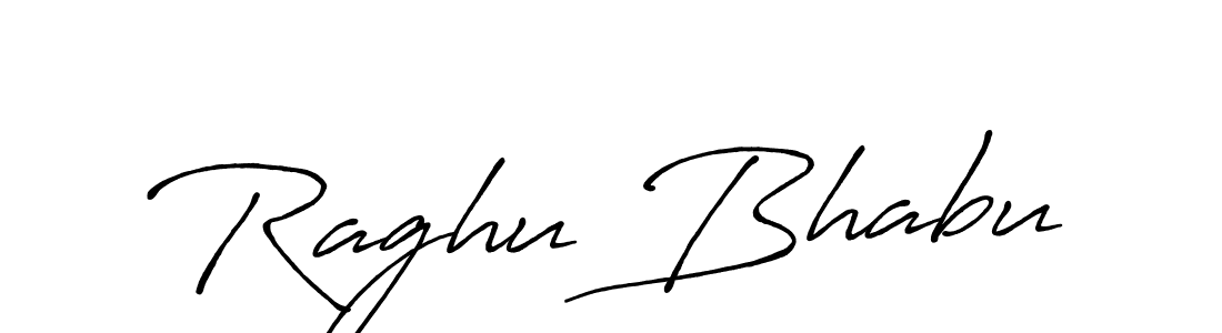 Also we have Raghu Bhabu name is the best signature style. Create professional handwritten signature collection using Antro_Vectra_Bolder autograph style. Raghu Bhabu signature style 7 images and pictures png