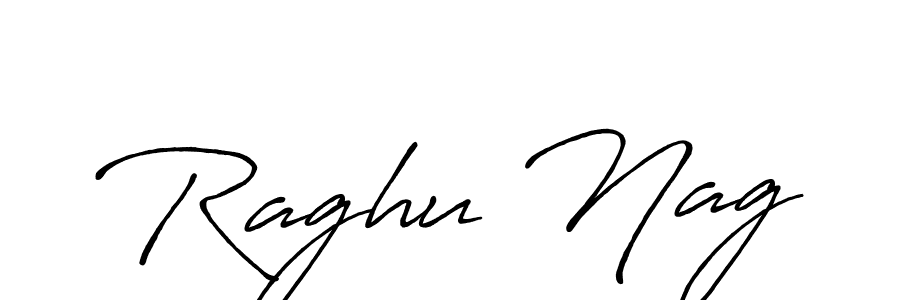 Design your own signature with our free online signature maker. With this signature software, you can create a handwritten (Antro_Vectra_Bolder) signature for name Raghu Nag. Raghu Nag signature style 7 images and pictures png