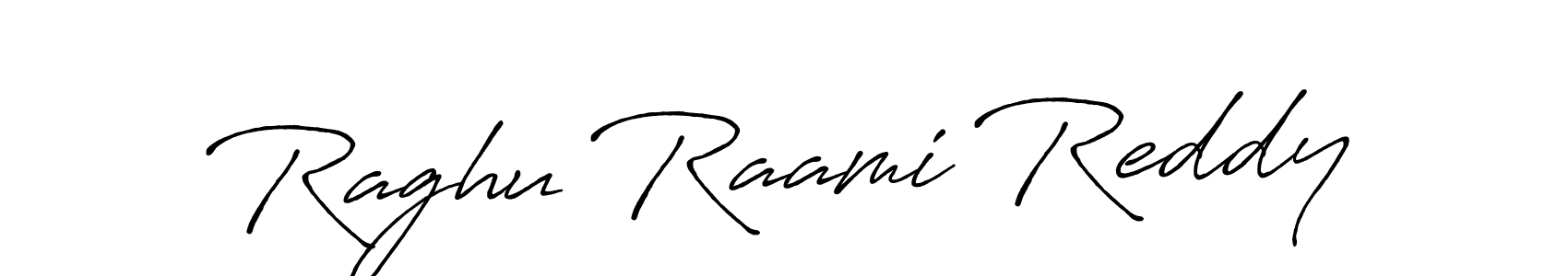 Raghu Raami Reddy stylish signature style. Best Handwritten Sign (Antro_Vectra_Bolder) for my name. Handwritten Signature Collection Ideas for my name Raghu Raami Reddy. Raghu Raami Reddy signature style 7 images and pictures png