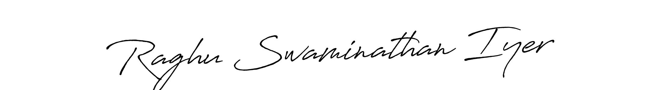 Also we have Raghu Swaminathan Iyer name is the best signature style. Create professional handwritten signature collection using Antro_Vectra_Bolder autograph style. Raghu Swaminathan Iyer signature style 7 images and pictures png