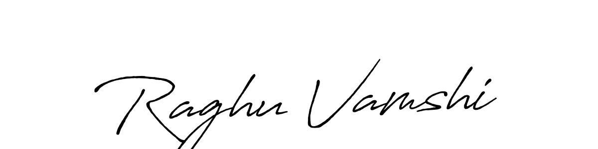 The best way (Antro_Vectra_Bolder) to make a short signature is to pick only two or three words in your name. The name Raghu Vamshi include a total of six letters. For converting this name. Raghu Vamshi signature style 7 images and pictures png