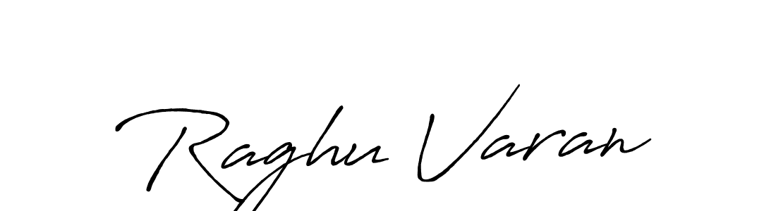 The best way (Antro_Vectra_Bolder) to make a short signature is to pick only two or three words in your name. The name Raghu Varan include a total of six letters. For converting this name. Raghu Varan signature style 7 images and pictures png