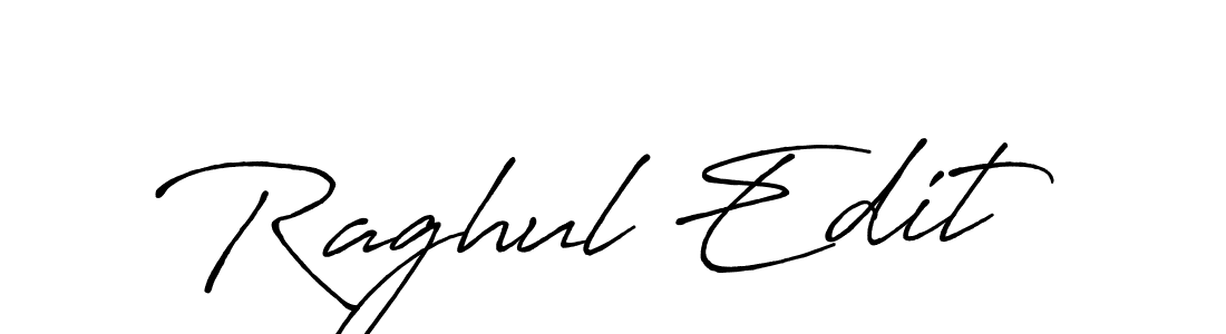 Also we have Raghul Edit name is the best signature style. Create professional handwritten signature collection using Antro_Vectra_Bolder autograph style. Raghul Edit signature style 7 images and pictures png