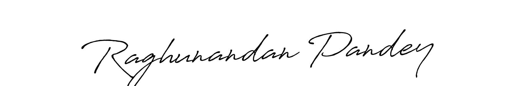 Also we have Raghunandan Pandey name is the best signature style. Create professional handwritten signature collection using Antro_Vectra_Bolder autograph style. Raghunandan Pandey signature style 7 images and pictures png