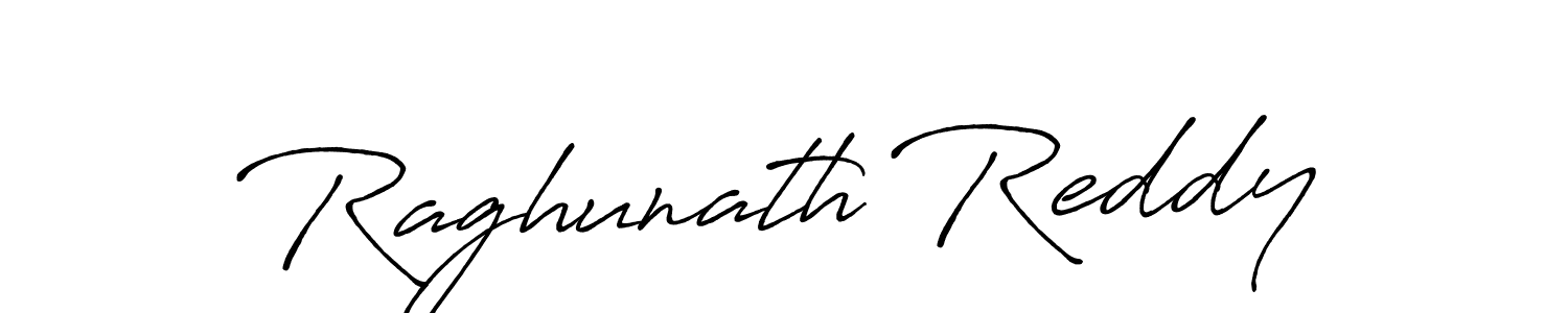 Create a beautiful signature design for name Raghunath Reddy. With this signature (Antro_Vectra_Bolder) fonts, you can make a handwritten signature for free. Raghunath Reddy signature style 7 images and pictures png