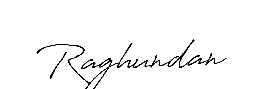 Use a signature maker to create a handwritten signature online. With this signature software, you can design (Antro_Vectra_Bolder) your own signature for name Raghundan. Raghundan signature style 7 images and pictures png