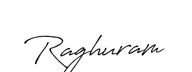 Use a signature maker to create a handwritten signature online. With this signature software, you can design (Antro_Vectra_Bolder) your own signature for name Raghuram. Raghuram signature style 7 images and pictures png