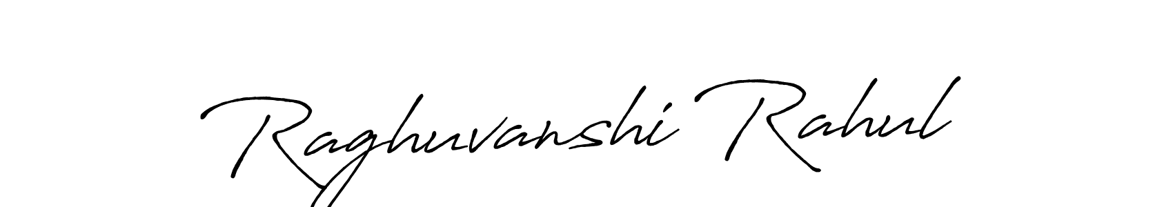 This is the best signature style for the Raghuvanshi Rahul name. Also you like these signature font (Antro_Vectra_Bolder). Mix name signature. Raghuvanshi Rahul signature style 7 images and pictures png