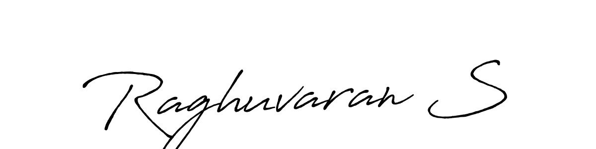 This is the best signature style for the Raghuvaran S name. Also you like these signature font (Antro_Vectra_Bolder). Mix name signature. Raghuvaran S signature style 7 images and pictures png