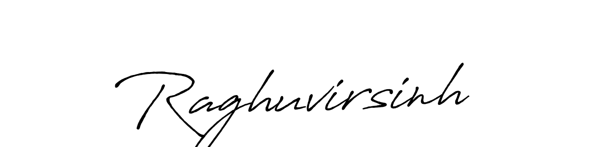 How to make Raghuvirsinh name signature. Use Antro_Vectra_Bolder style for creating short signs online. This is the latest handwritten sign. Raghuvirsinh signature style 7 images and pictures png