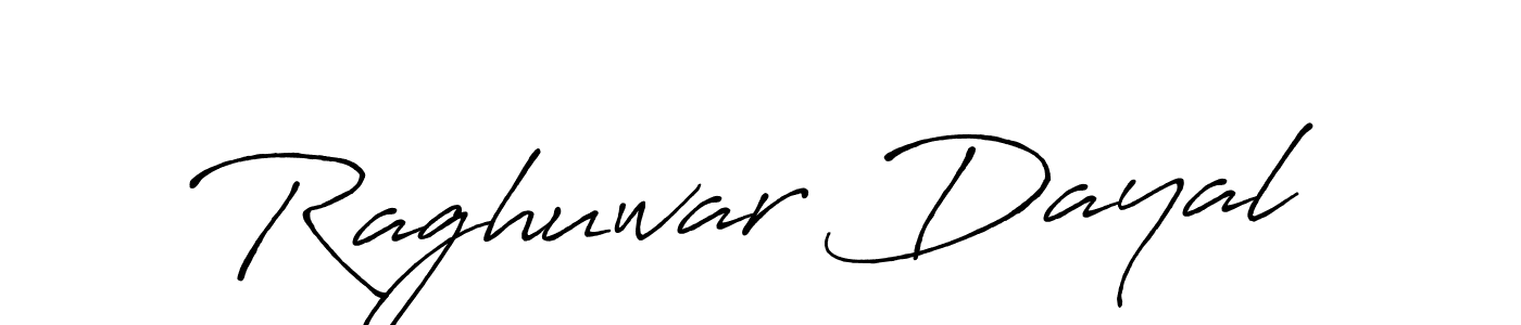 Use a signature maker to create a handwritten signature online. With this signature software, you can design (Antro_Vectra_Bolder) your own signature for name Raghuwar Dayal. Raghuwar Dayal signature style 7 images and pictures png