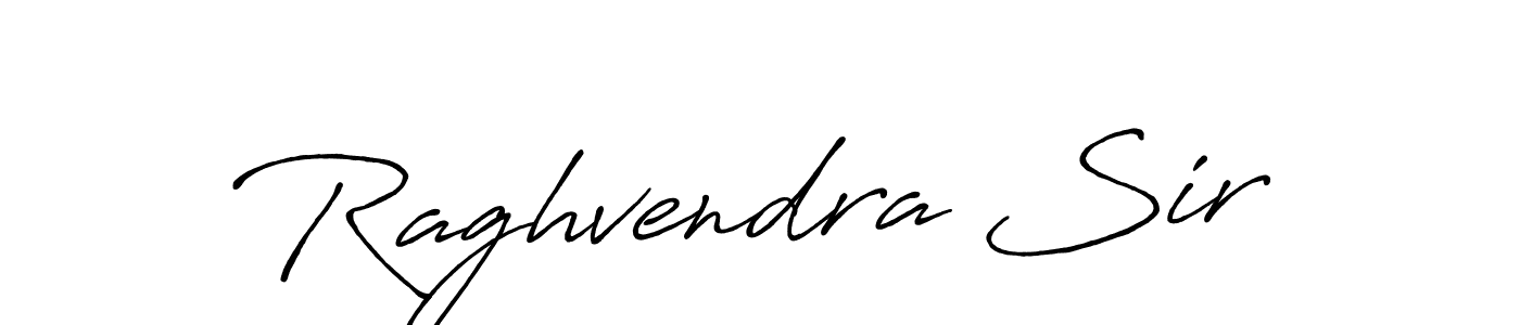 Raghvendra Sir stylish signature style. Best Handwritten Sign (Antro_Vectra_Bolder) for my name. Handwritten Signature Collection Ideas for my name Raghvendra Sir. Raghvendra Sir signature style 7 images and pictures png