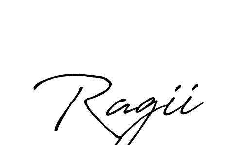 How to make Ragii signature? Antro_Vectra_Bolder is a professional autograph style. Create handwritten signature for Ragii name. Ragii signature style 7 images and pictures png