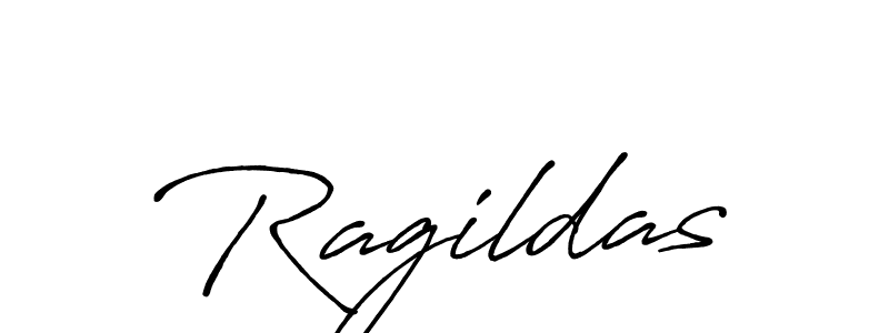 Ragildas stylish signature style. Best Handwritten Sign (Antro_Vectra_Bolder) for my name. Handwritten Signature Collection Ideas for my name Ragildas. Ragildas signature style 7 images and pictures png