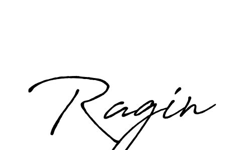 How to make Ragin name signature. Use Antro_Vectra_Bolder style for creating short signs online. This is the latest handwritten sign. Ragin signature style 7 images and pictures png