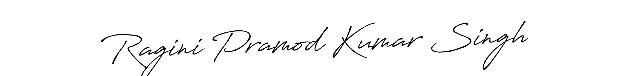Create a beautiful signature design for name Ragini Pramod Kumar Singh. With this signature (Antro_Vectra_Bolder) fonts, you can make a handwritten signature for free. Ragini Pramod Kumar Singh signature style 7 images and pictures png