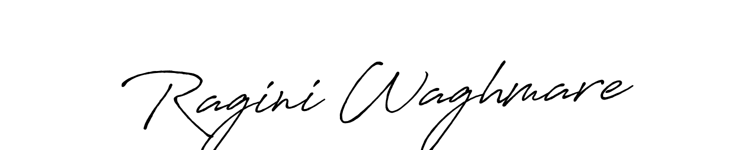 Make a beautiful signature design for name Ragini Waghmare. With this signature (Antro_Vectra_Bolder) style, you can create a handwritten signature for free. Ragini Waghmare signature style 7 images and pictures png