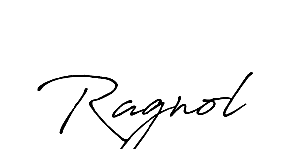 How to make Ragnol name signature. Use Antro_Vectra_Bolder style for creating short signs online. This is the latest handwritten sign. Ragnol signature style 7 images and pictures png