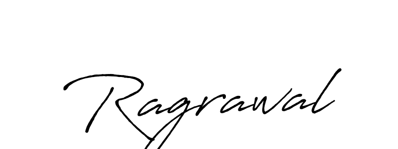 Make a beautiful signature design for name Ragrawal. With this signature (Antro_Vectra_Bolder) style, you can create a handwritten signature for free. Ragrawal signature style 7 images and pictures png