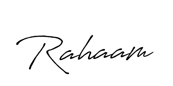 Make a beautiful signature design for name Rahaam. Use this online signature maker to create a handwritten signature for free. Rahaam signature style 7 images and pictures png