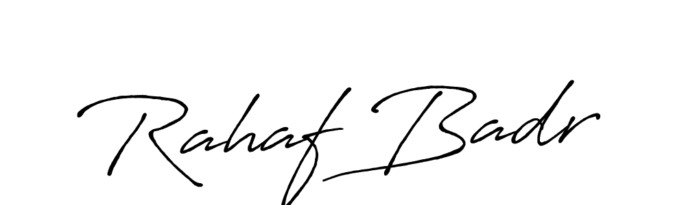 Also we have Rahaf Badr name is the best signature style. Create professional handwritten signature collection using Antro_Vectra_Bolder autograph style. Rahaf Badr signature style 7 images and pictures png